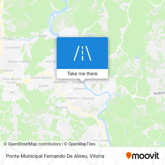 Ponte Municipal Fernando De Abreu map