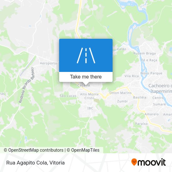 Rua Agapito Cola map