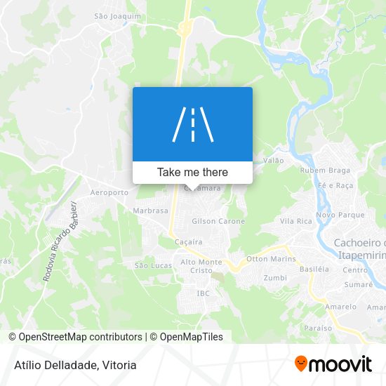 Atílio Delladade map