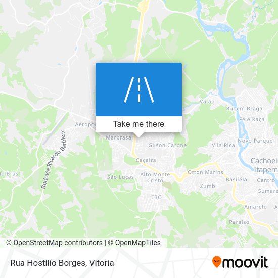 Rua Hostílio Borges map