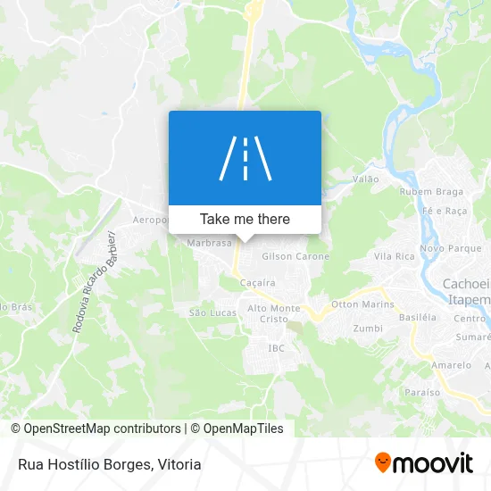 Rua Hostílio Borges map