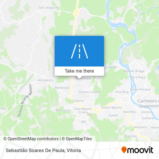 Sebastião Soares De Paula map