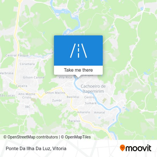 Ponte Da Ilha Da Luz map