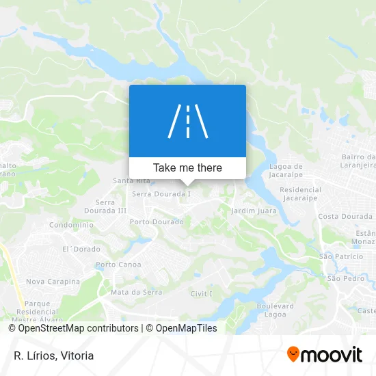 R. Lírios map
