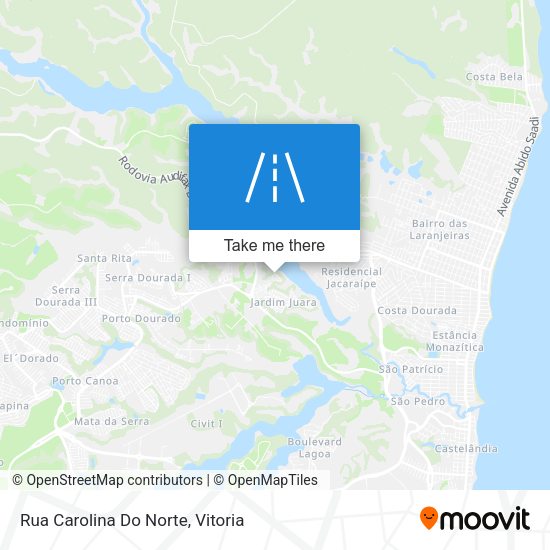 Rua Carolina Do Norte map