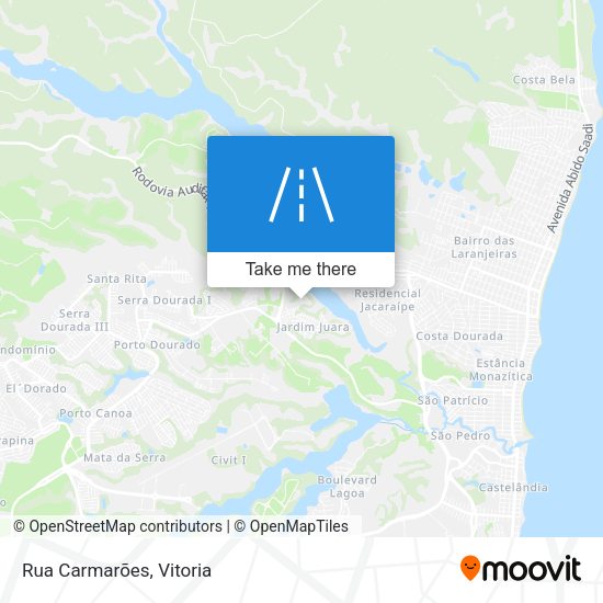 Rua Carmarões map