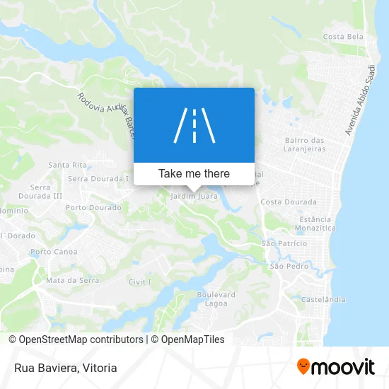 Rua Baviera map
