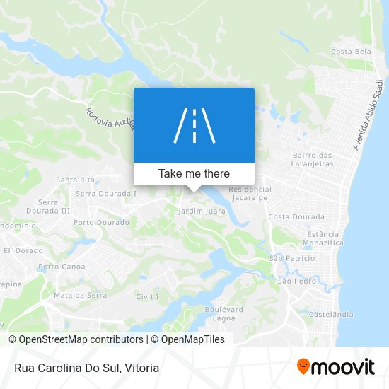 Rua Carolina Do Sul map