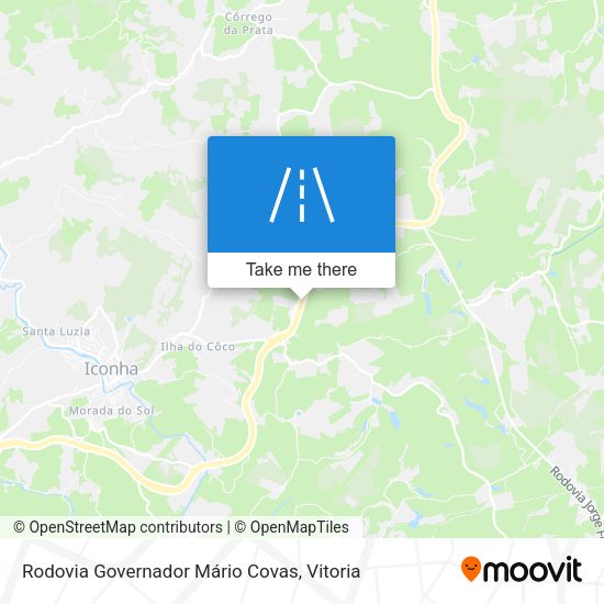 Rodovia Governador Mário Covas map