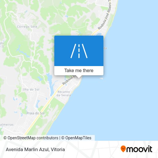 Avenida Marlin Azul map