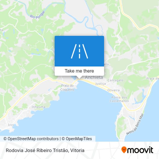 Rodovia José Ribeiro Tristão map