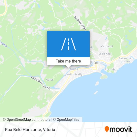 Rua Belo Horizonte map