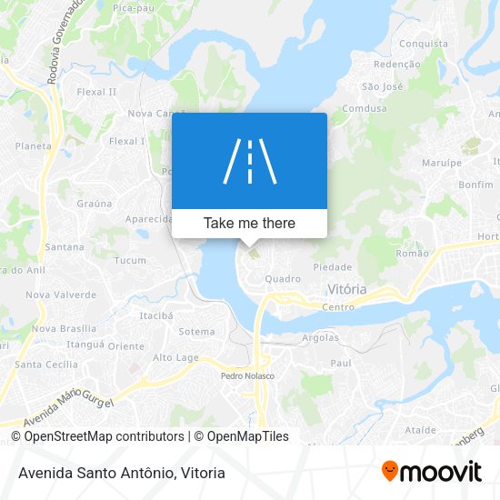 Avenida Santo Antônio map