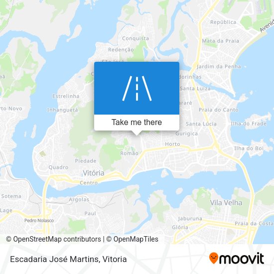 Escadaria José Martins map