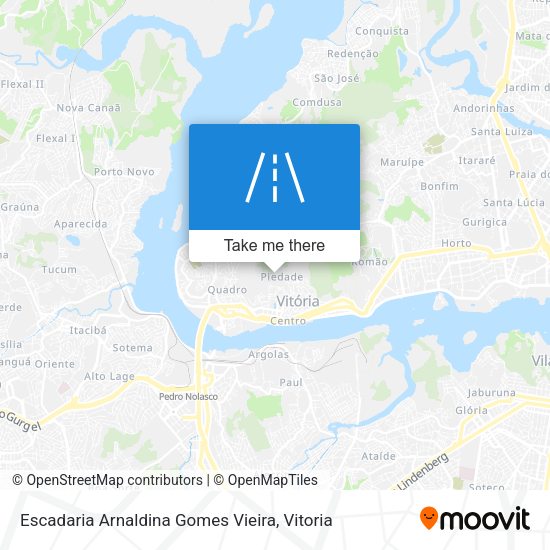 Escadaria Arnaldina Gomes Vieira map