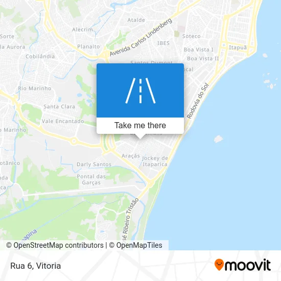 Rua 6 map