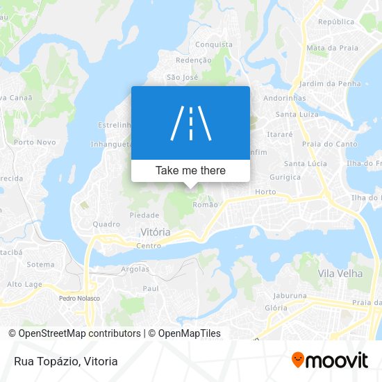 Rua Topázio map