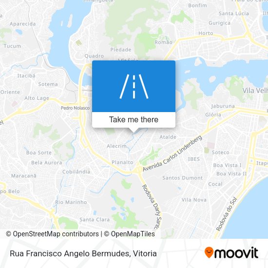 Rua Francisco Angelo Bermudes map