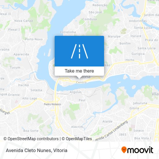 Avenida Cleto Nunes map
