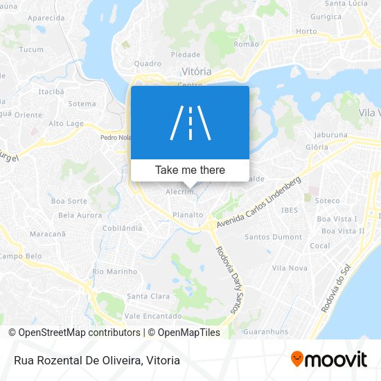 Rua Rozental De Oliveira map