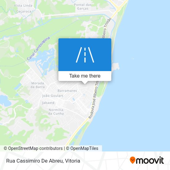 Rua Cassimiro De Abreu map