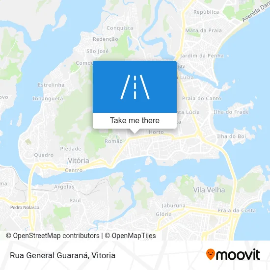 Rua General Guaraná map