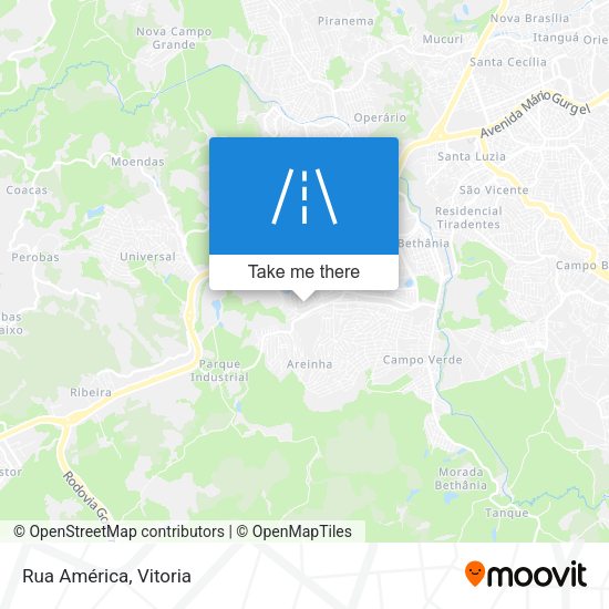 Rua América map