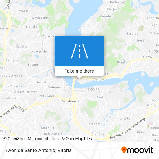Avenida Santo Antônio map