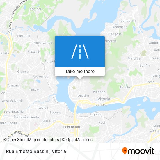 Rua Ernesto Bassini map
