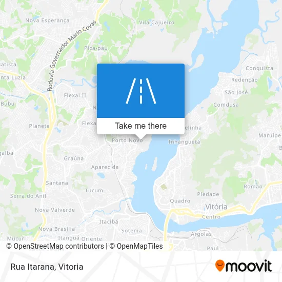 Rua Itarana map