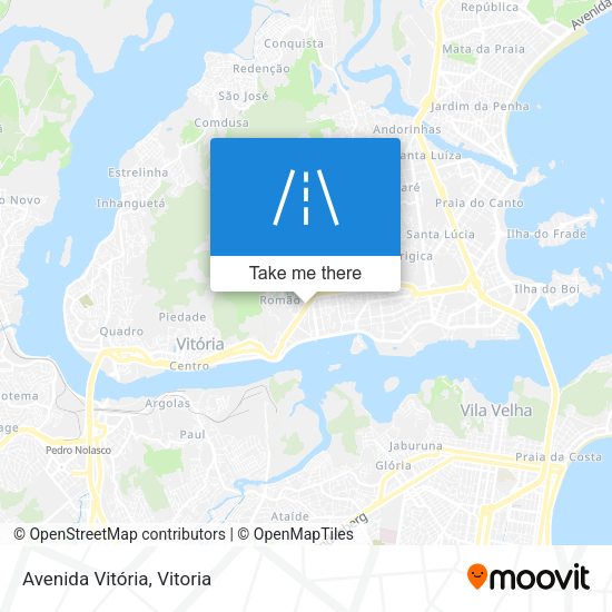 Avenida Vitória map
