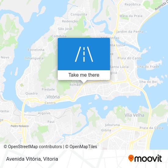 Avenida Vitória map