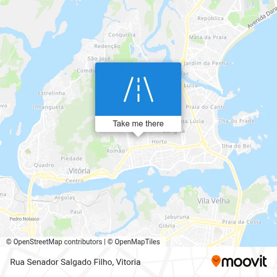 Rua Senador Salgado Filho map