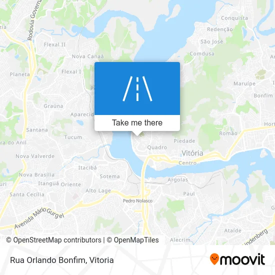 Rua Orlando Bonfim map