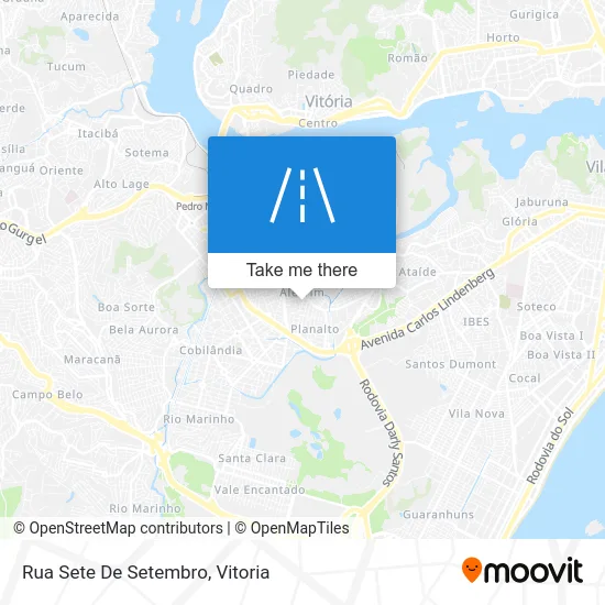 Rua Sete De Setembro map