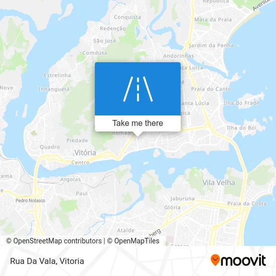 Rua Da Vala map