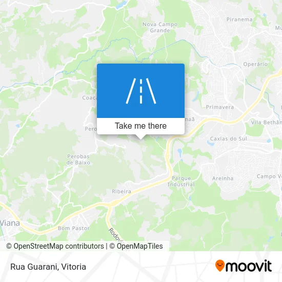 Rua Guarani map