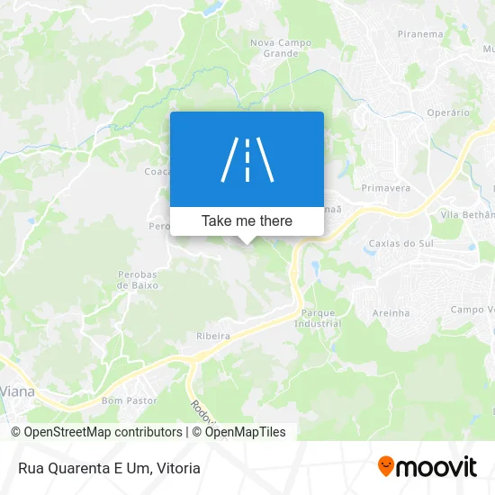 Rua Quarenta E Um map