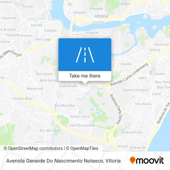 Avenida Geneide Do Nascimento Nolasco map