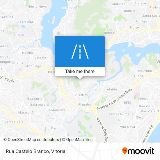 Rua Castelo Branco map