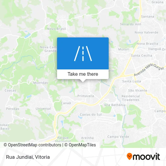 Rua Jundiai map