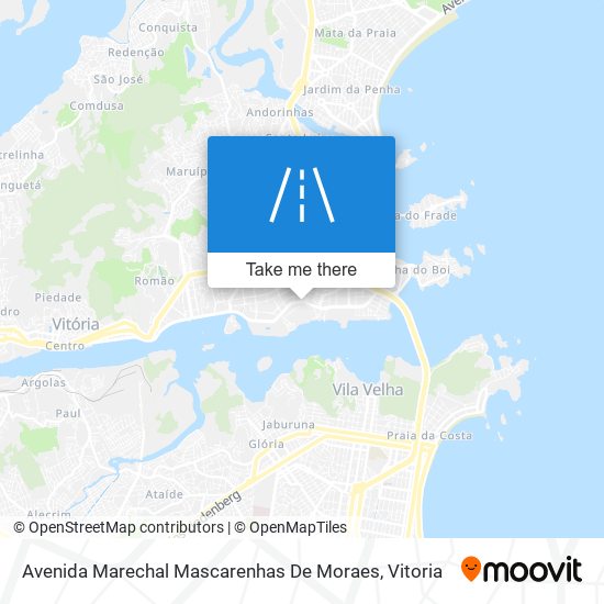 Mapa Avenida Marechal Mascarenhas De Moraes