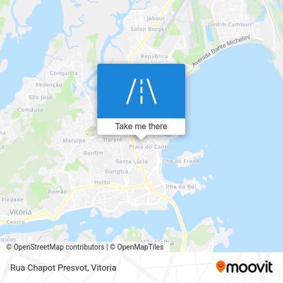 Rua Chapot Presvot map