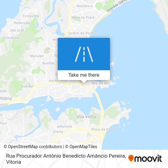 Rua Procurador Antônio Benedicto Amâncio Pereira map