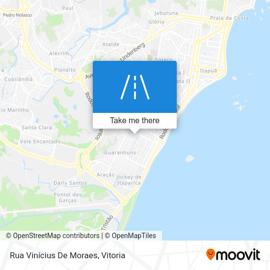Rua Vinícius De Moraes map