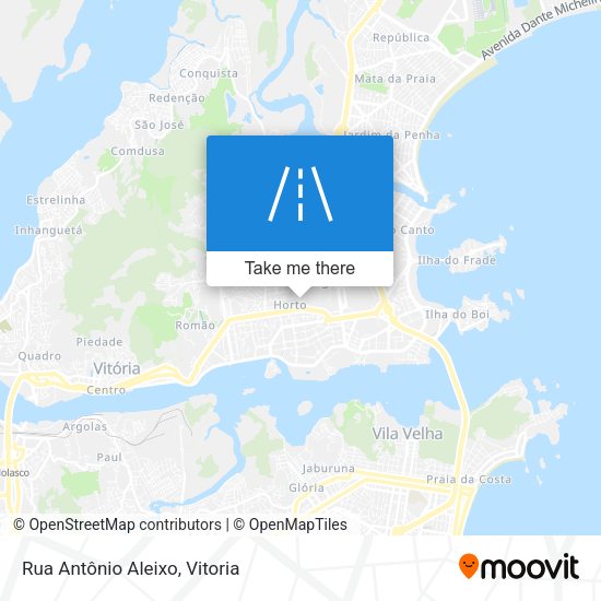 Rua Antônio Aleixo map