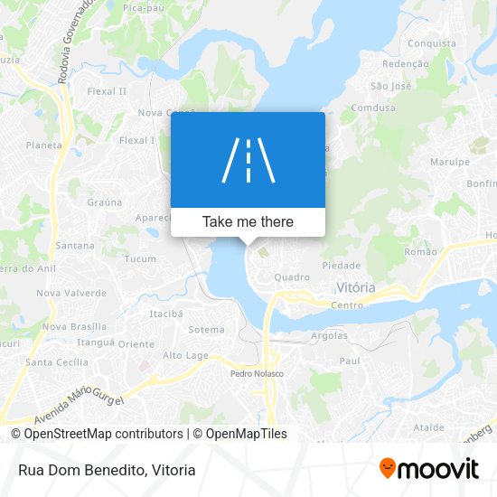 Rua Dom Benedito map