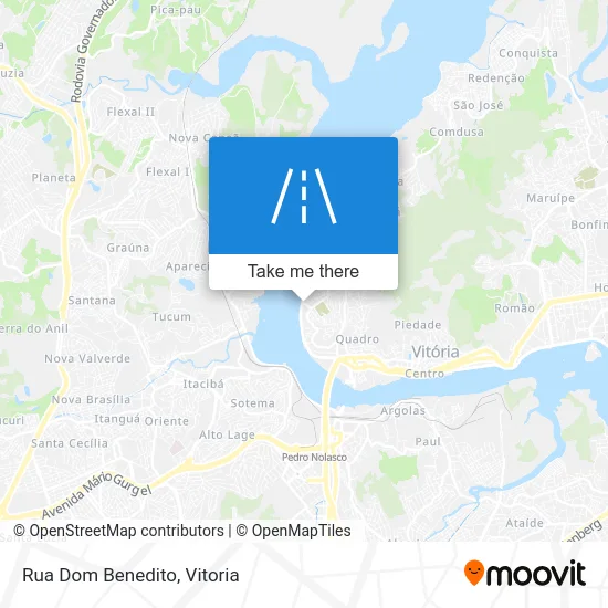 Rua Dom Benedito map