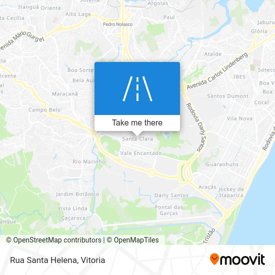Rua Santa Helena map