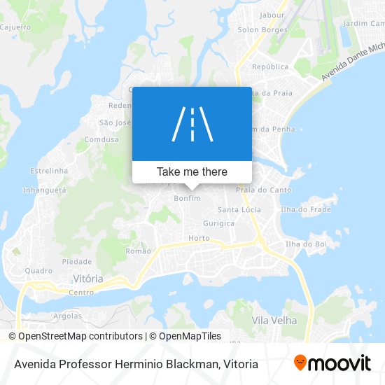 Avenida Professor Herminio Blackman map